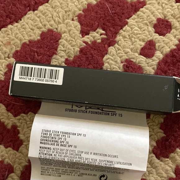 Untouched ORIGINAL formula MAC Studio Stick SPF15 foundation-RARE! NW40 - Picture 4 of 7
